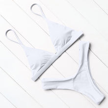 Load image into Gallery viewer, OMKAGI Brand Swimwear Women Swimsuit Sexy Push Up Micro Bikinis Set Swimming Bathing Suit Beachwear Summer Brazilian Bikini 2019